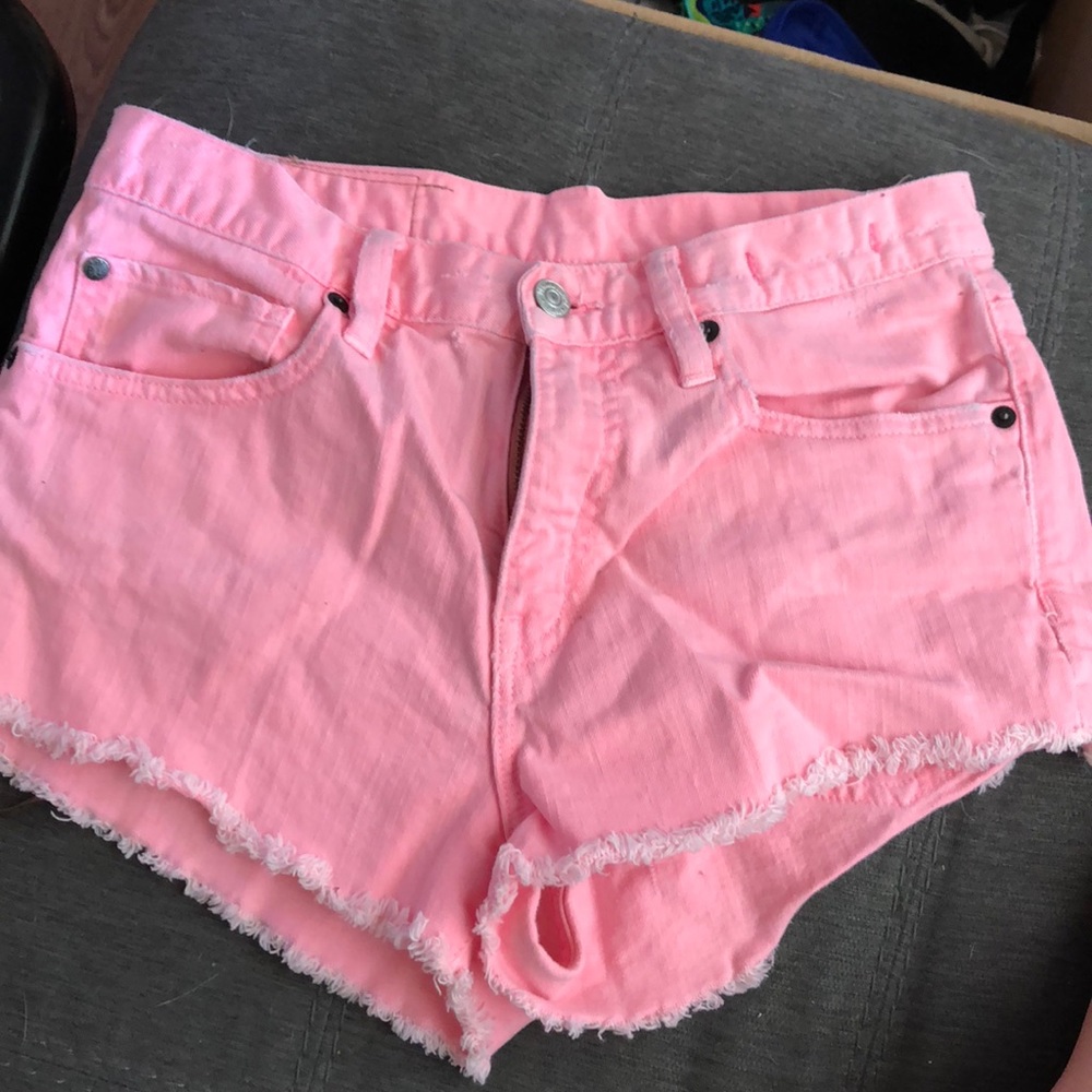 Denim shorts